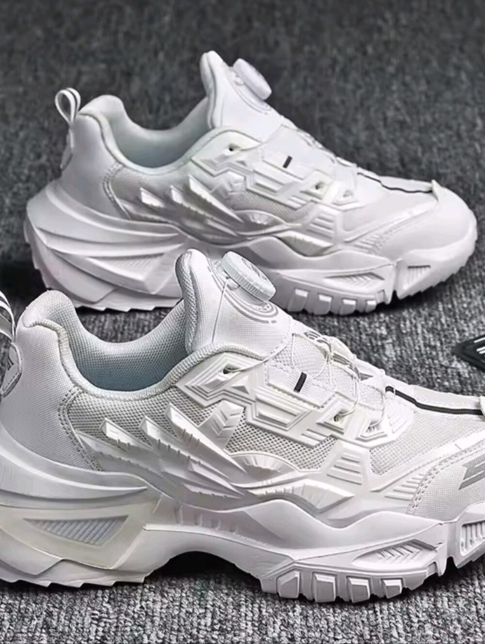 Men's Casual Tennis Shoes Luxury Trainer Race Lace Free Shoes